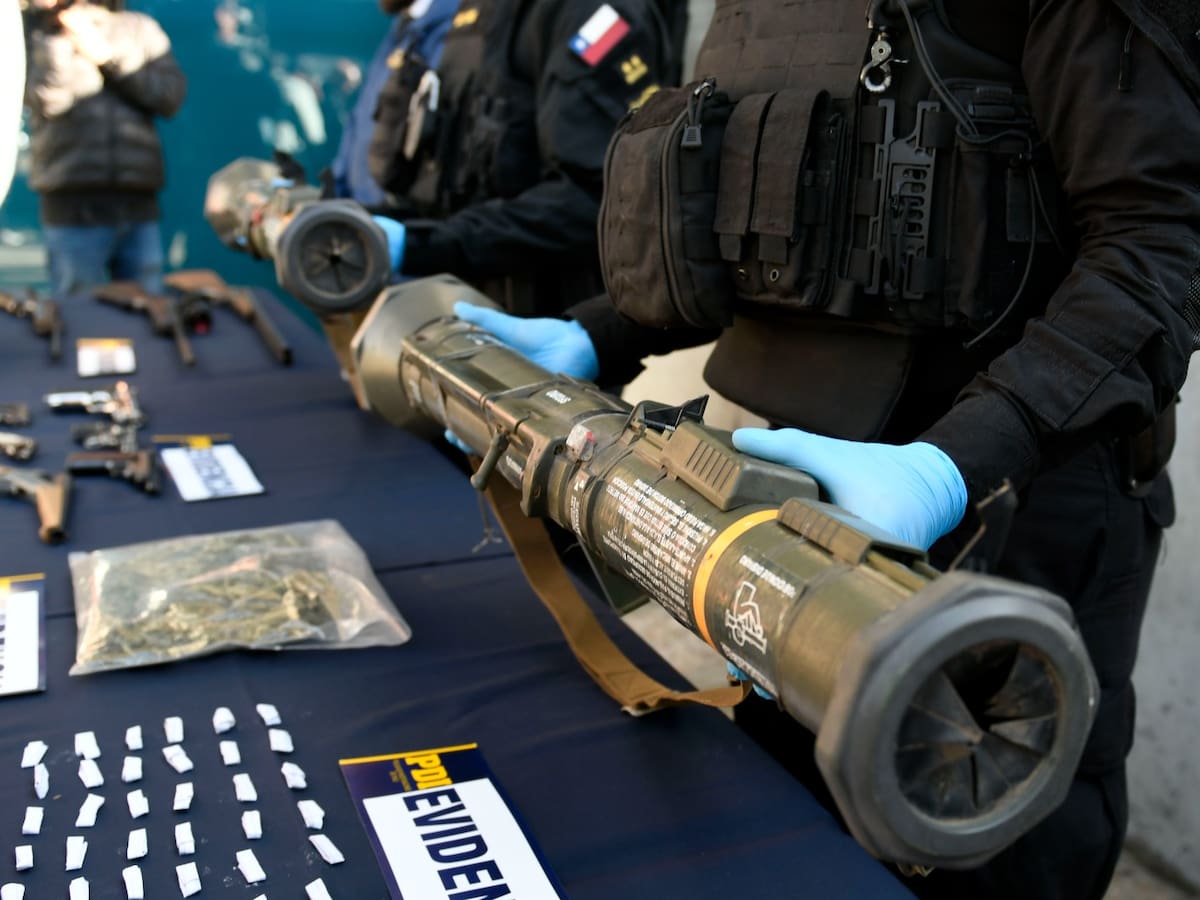 Caen “Los Pichulas” en Limache: PDI logró incautación de lanzacohetes y potente arsenal militar