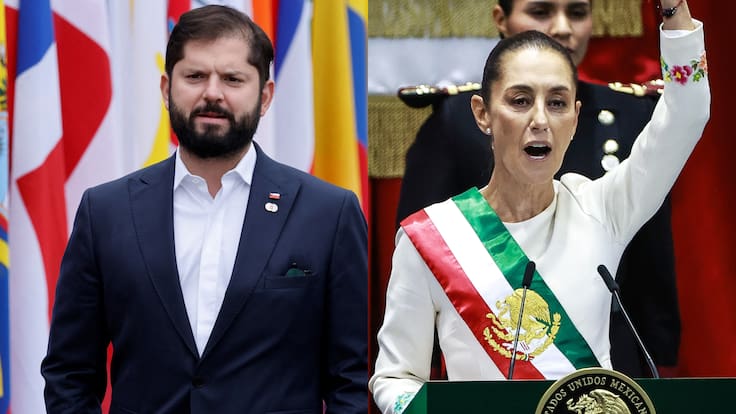 Presidente Boric participa de histórico cambio de mando en México: Claudia Sheinbaum asumió como la primera mujer presidenta de la nación
