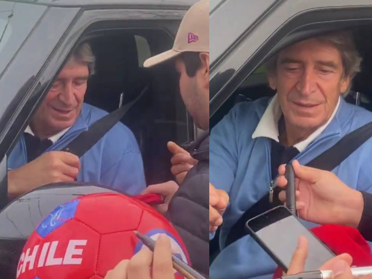 Visita ilustre en La Roja: Manuel Pellegrini llega a Juan Pinto Durán para reunirse con Ricardo Gareca