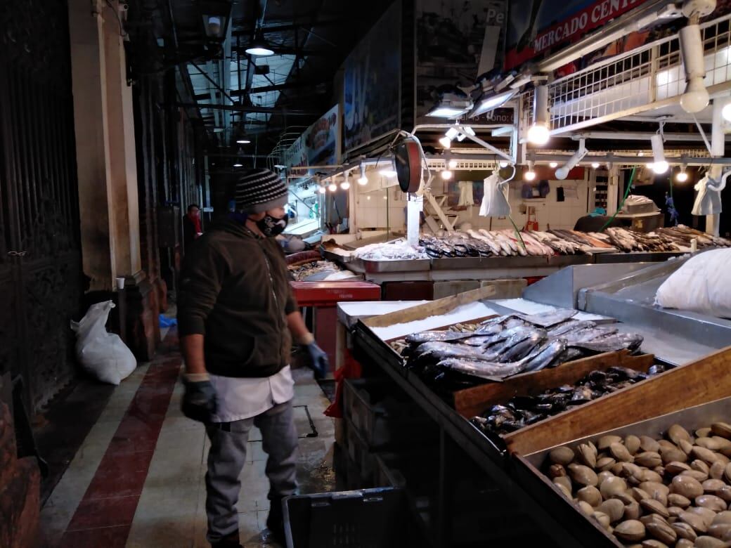 Mercado Central durante cuarentena
