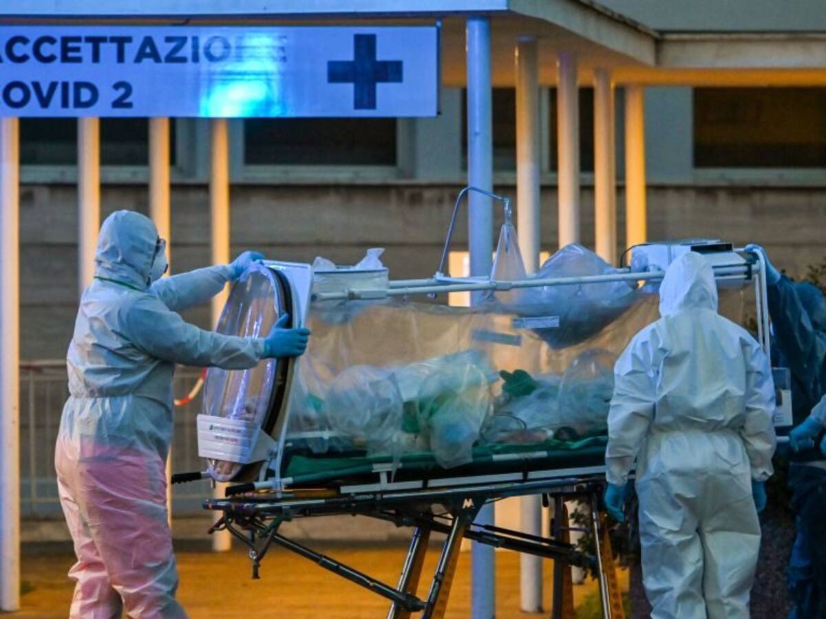 Italia registró un descenso en la cifra de fallecidos por coronavirus en las últimas 24 horas