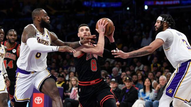 LeBron James - NBA - Lakers v Bulls