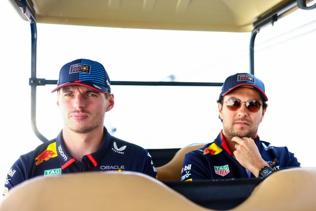 Max Verstappen y Sergio Pérez, ex compañeros en Red Bull Racing