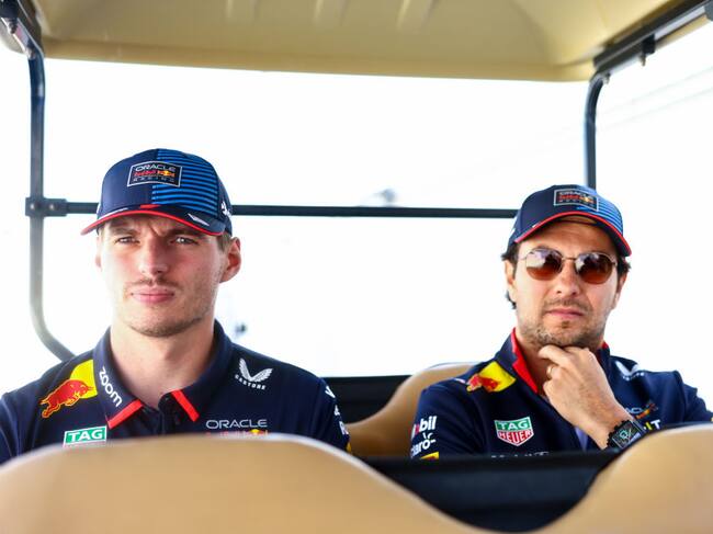 Max Verstappen y Sergio Pérez, ex compañeros en Red Bull Racing