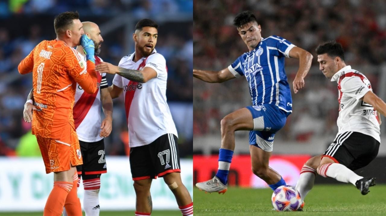 Paulo Díaz festejó en duelo de chilenos en Argentina: River Plate venció sin problemas a Godoy Cruz de Thomas Galdames