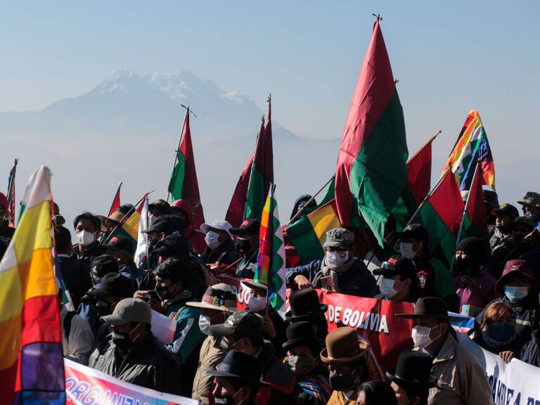 Manifestaciones en contra del gobierno en Bolivia