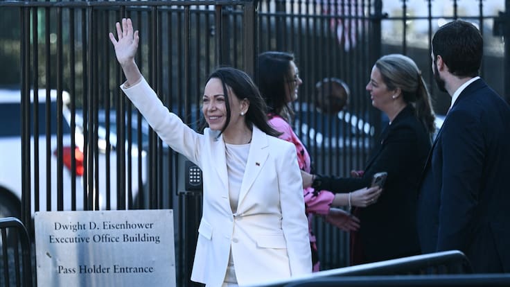 “Contamos con Trump para la libertad de Venezuela”: María Corina Machado tras extensa reunión en la Casa Blanca