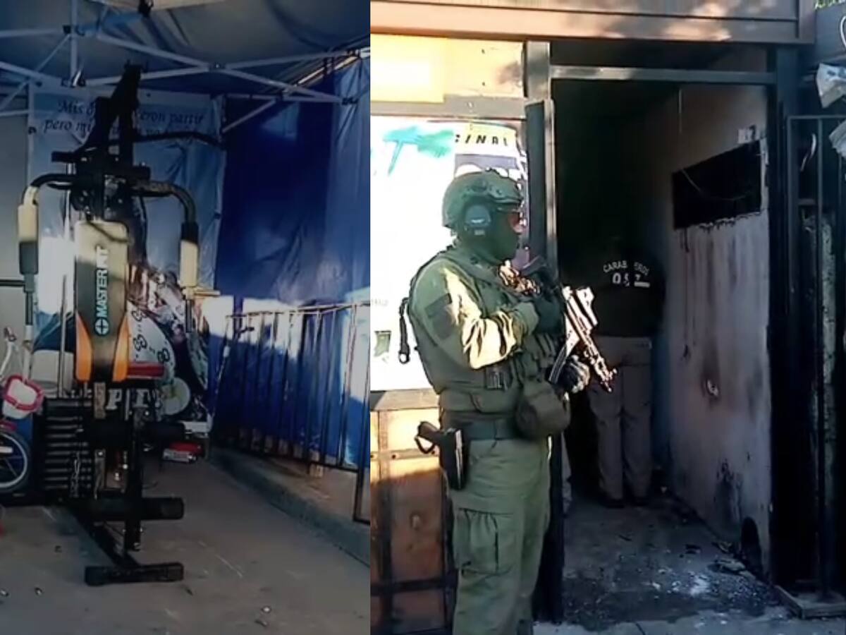 Casa con ascensor, gimnasio, armas y dinero en efectivo: qué se sabe del operativo que dejó más de 20 detenidos en la RM