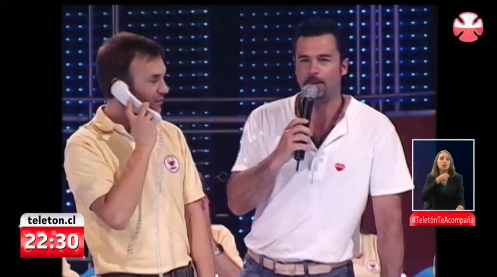 Felipe Camiroaga en la Teletón