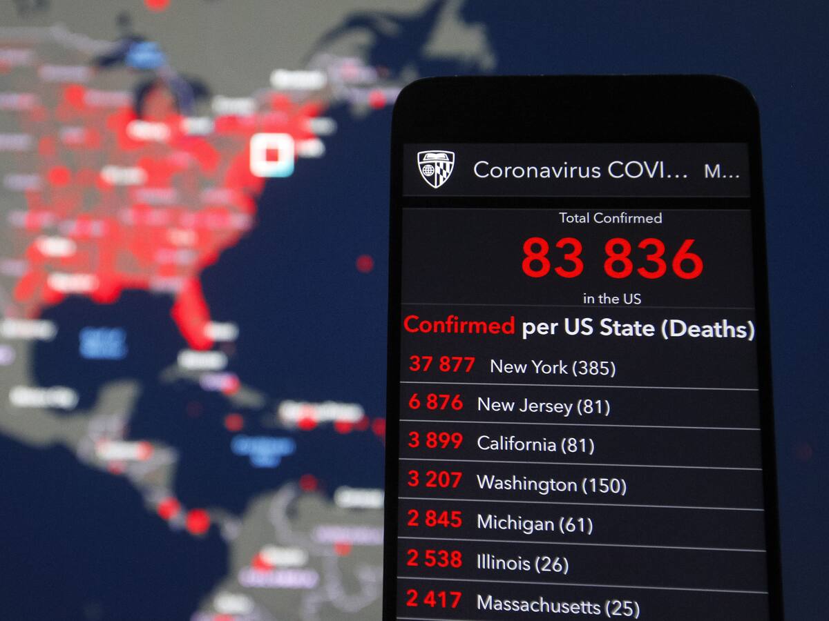 Estados Unidos pasó a ser el país con mayor número de contagios por coronavirus
