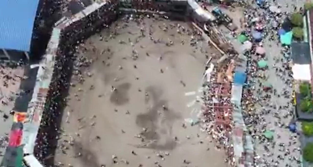 Cuatro muertos y decenas de heridos deja desplome de corrida de toros en Colombia