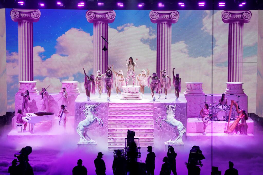 El show de Karol G en los Latin Grammy 2020. Foto: Getty Images