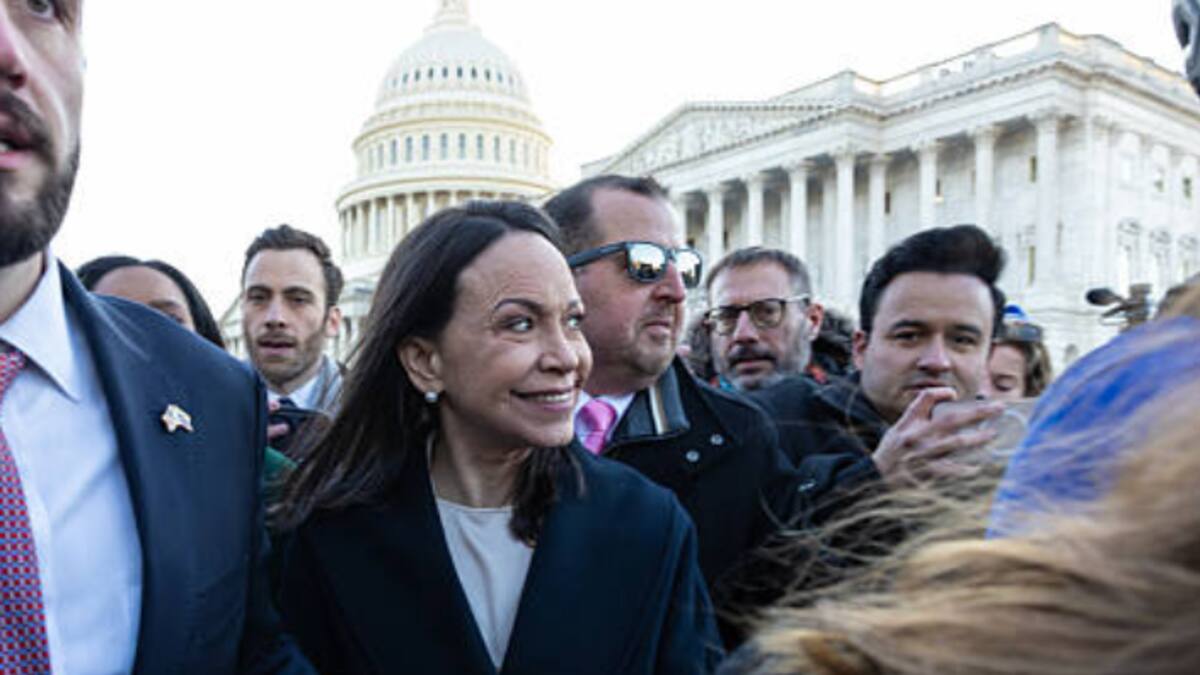Breve, sin cámaras y en medio de negociaciones con el chavismo: la atípica reunión de Machado con Trump en la Casa Blanca