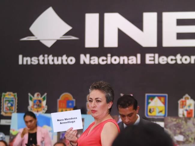 Una sesión en el Instituto Nacional Electoral (INE) de México, en su sede en la Ciudad de México.