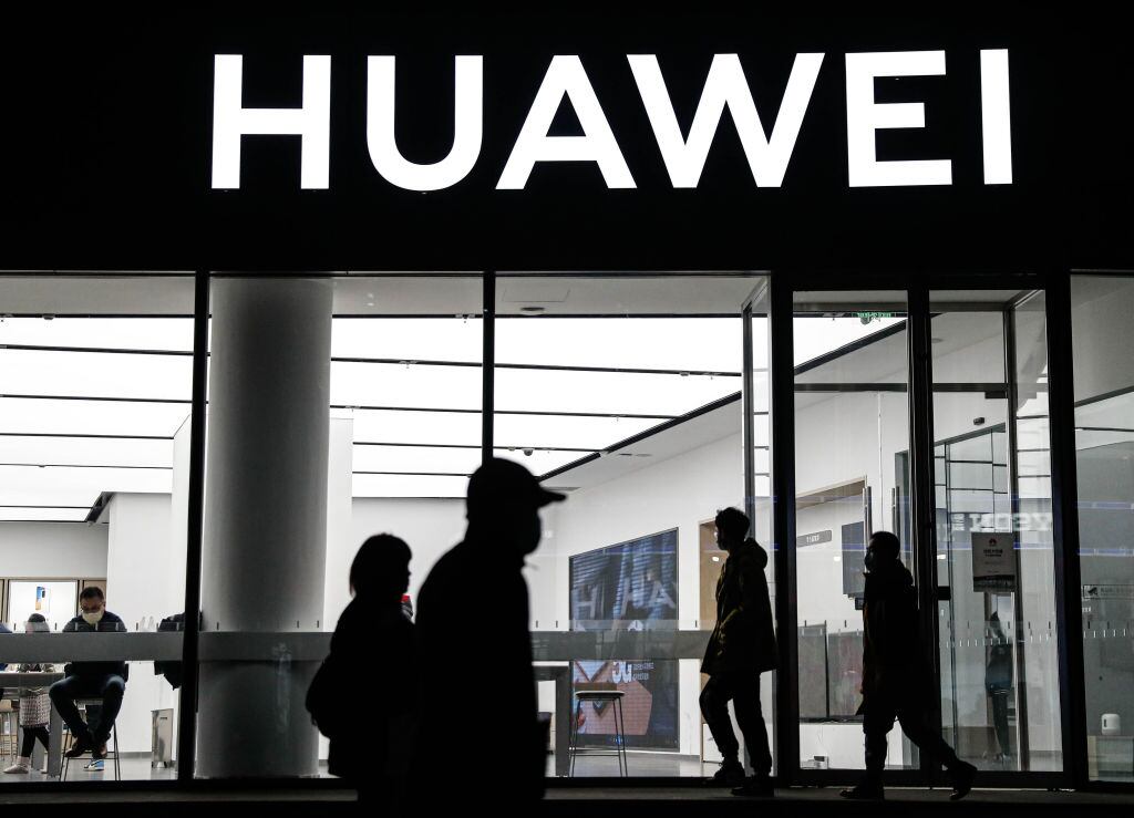 Una tienda de Huawei en la ciudad de Shenyang