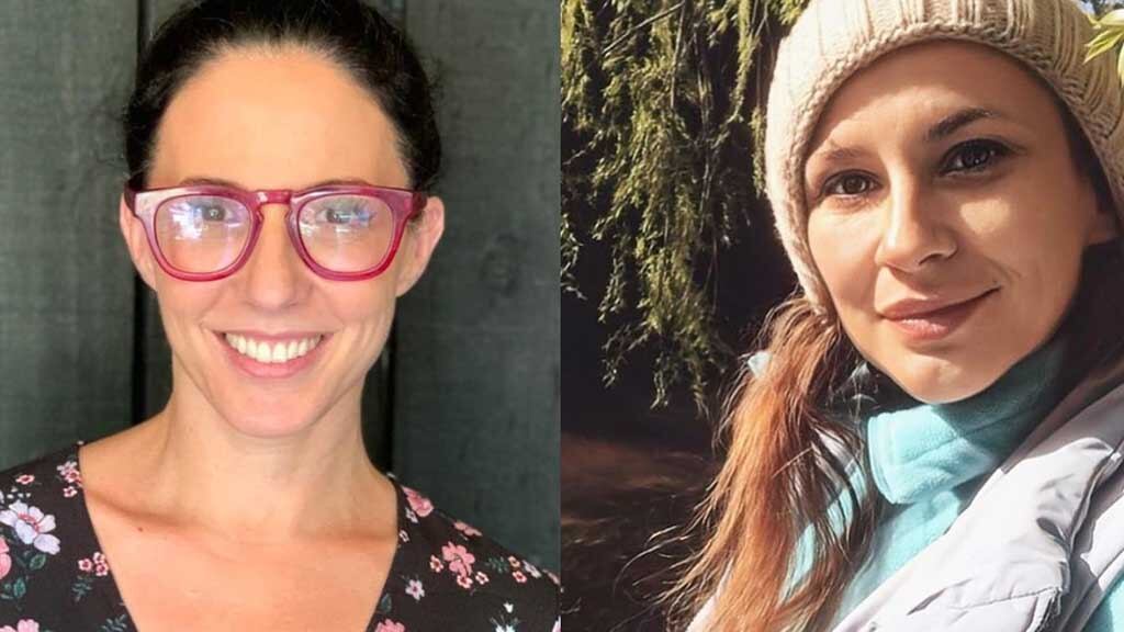 Luz Valdivieso y Sigrid Alegría