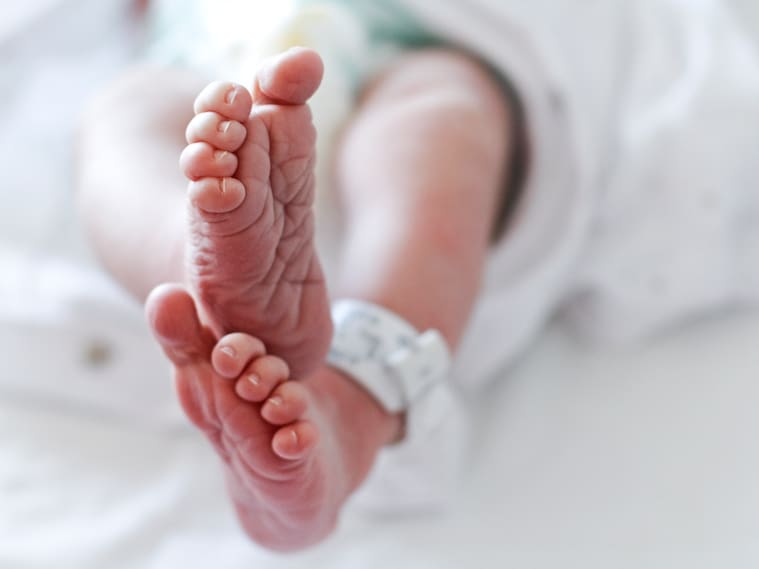 Bebé hospitalizado