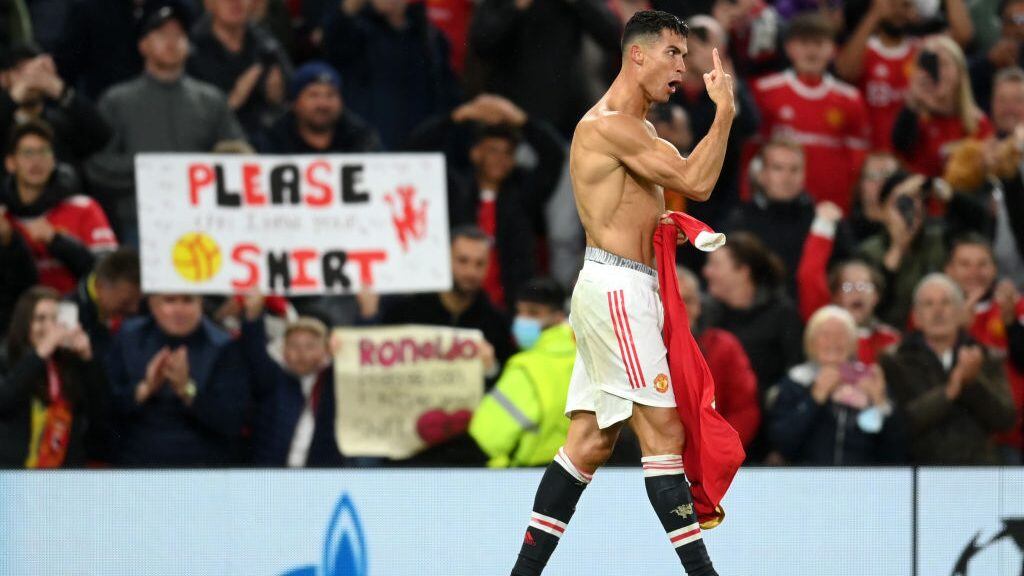 Cristiano Ronaldo salvó al Manchester United con gol de último minuto en Champions League