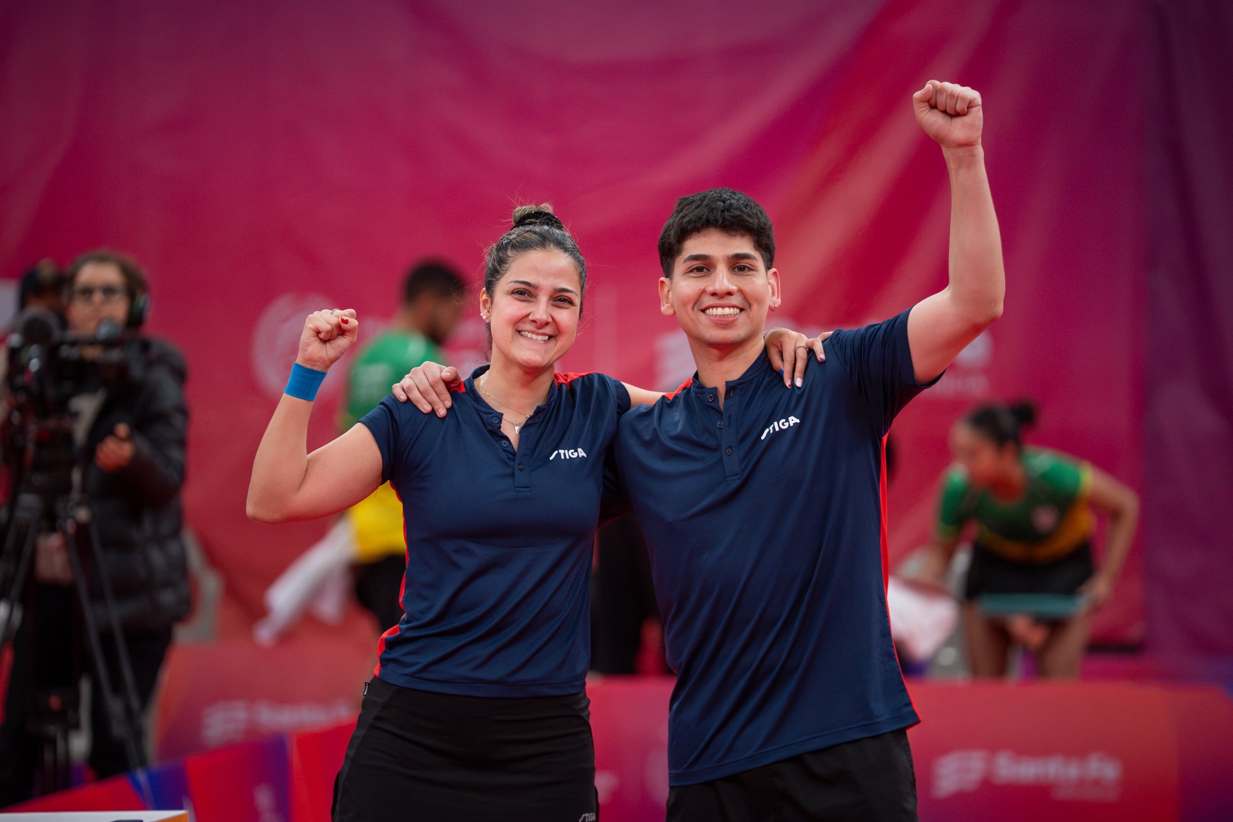 Épica victoria ante Brasil: Dupla chilena de tenis de mesa lo da vuelta para sumar la medalla 31 de oro en los Odesur