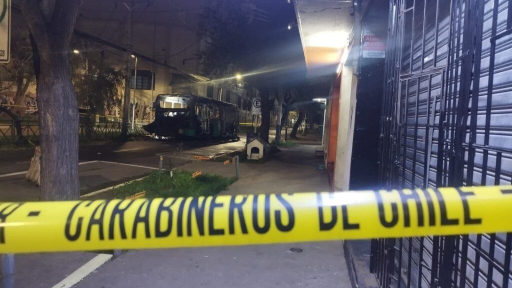 Bus Red incendio