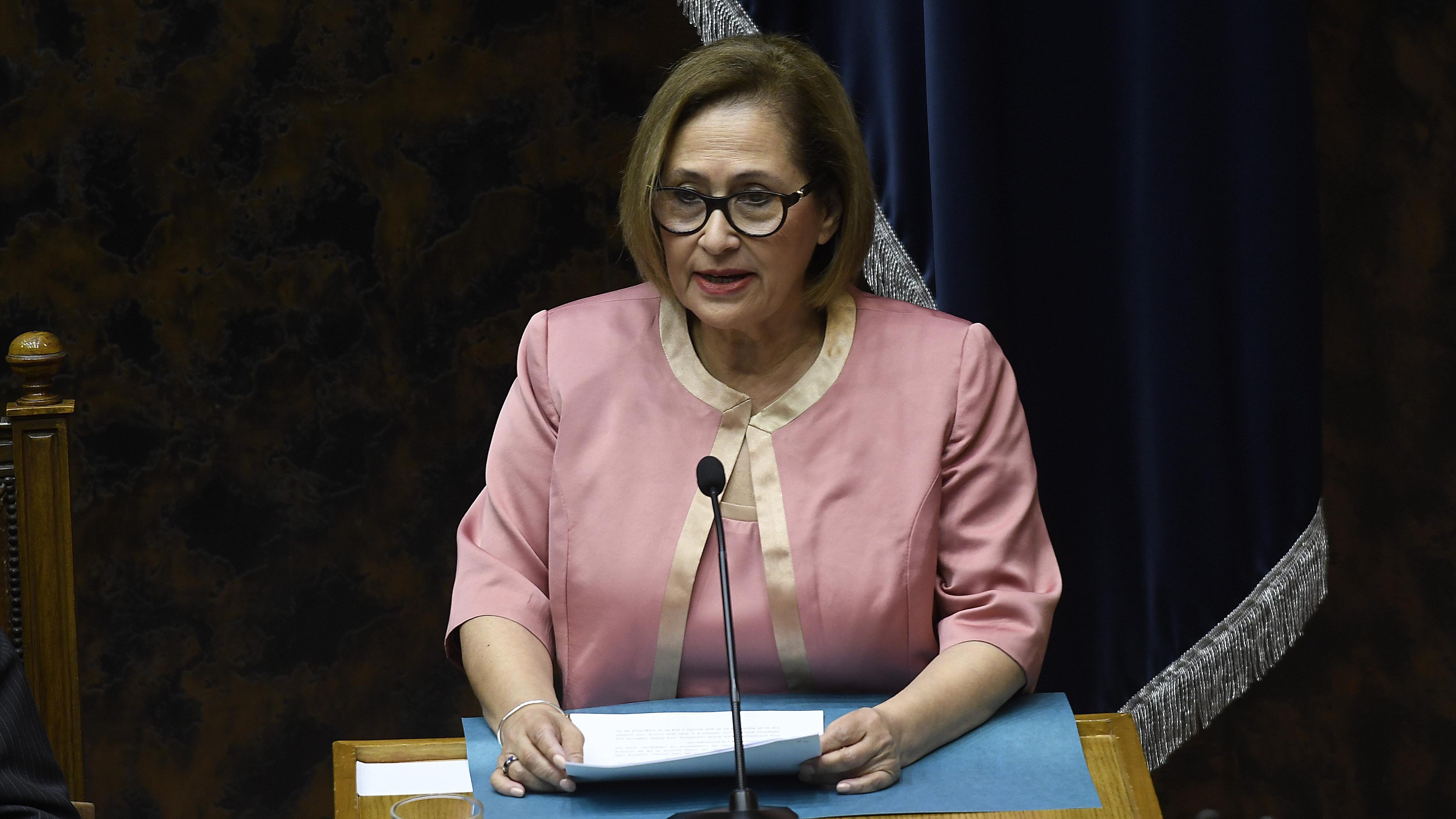 Adriana Muñoz y discurso de entrada