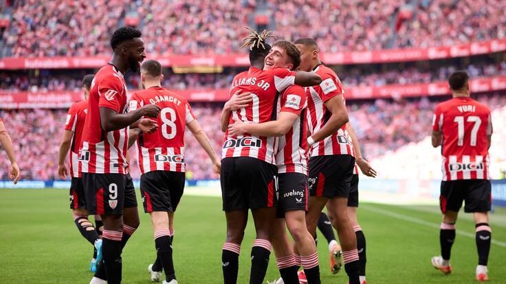 Athletic de Bilbao le pasó por encima a Real Valladolid y se impuso por un histórico 7-1