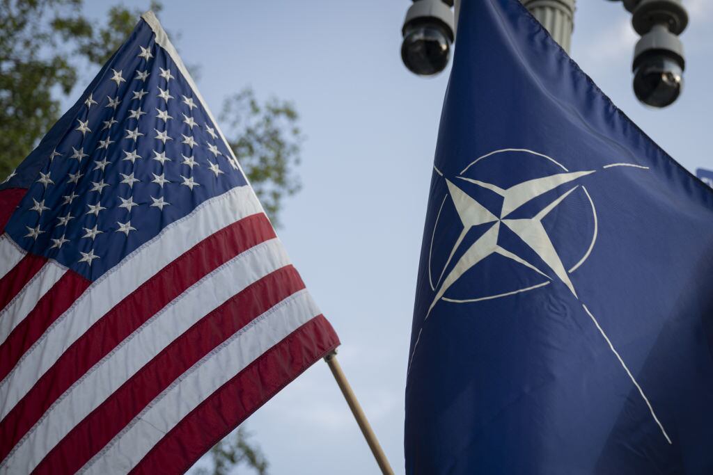 En la ciudad de Washington los Estados Unidos recibieron a los líderes de la OTAN al cumplir 75° años esa alianza militar.