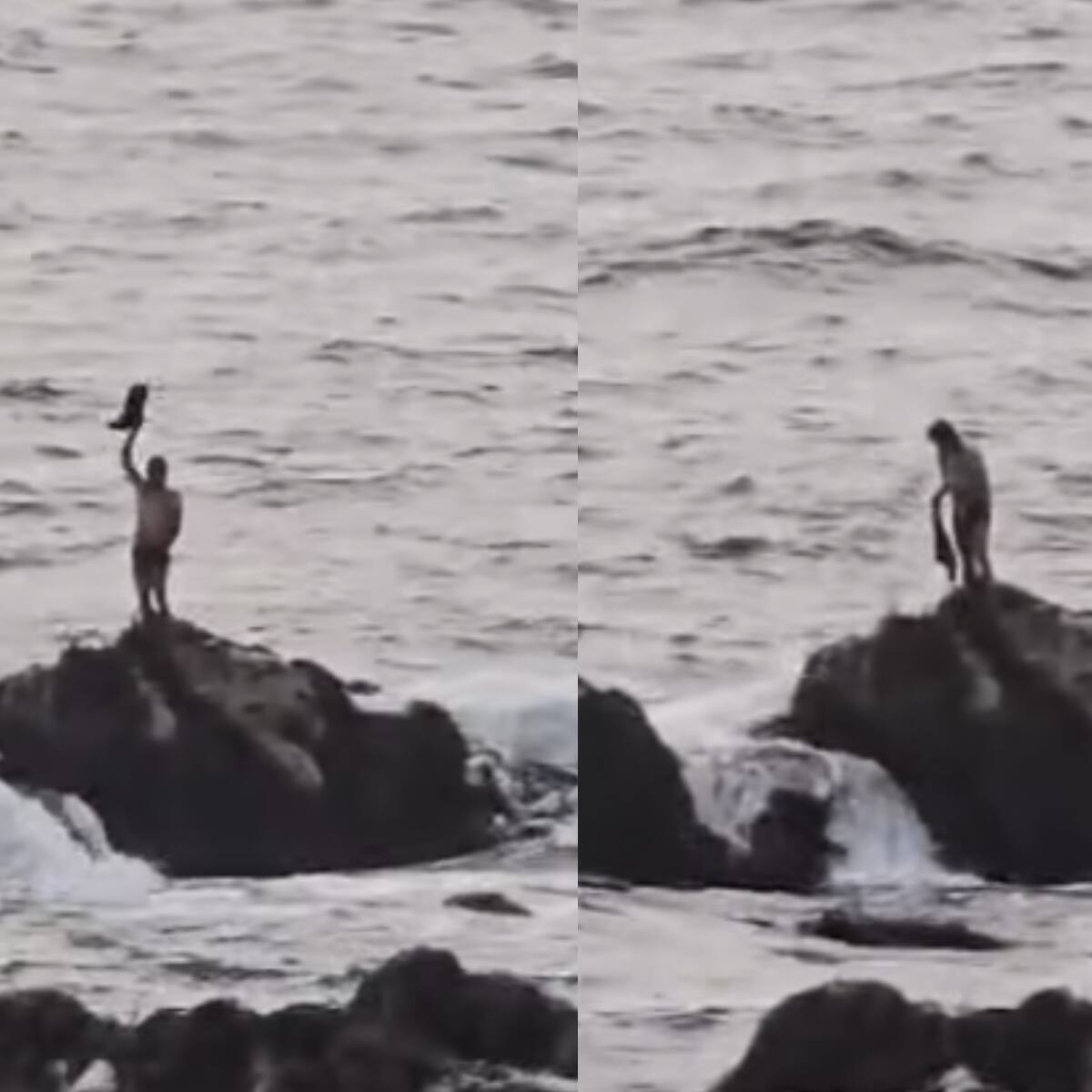 Tras pedir ayuda levantando su polera: dos pescadores sobreviven a naufragio en Caldera que dejó a un desaparecido