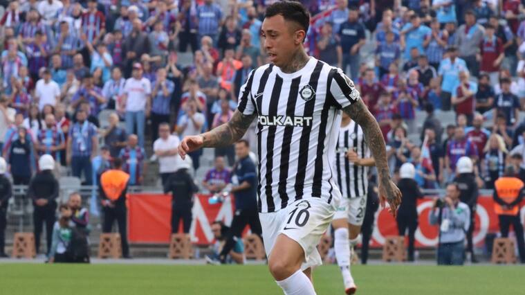 Martín Rodríguez anotó un golazo por Altay ante el campeón de la Superliga de Turquía