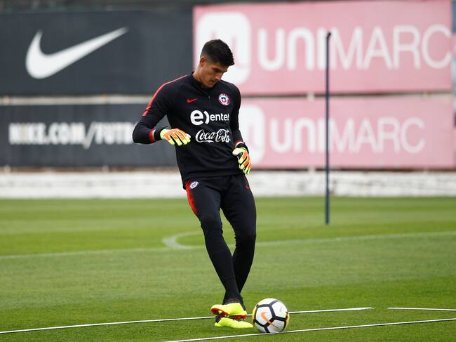 14 de Mayo del 2018/SANTIAGO En el complejo de Juan Pinto duran comenzó el cuarto micro ciclo de entrenamiento al mando de Reinaldo Rueda, donde en su gran mayoria se encontraban los jugadores que provienen del futbol Mexicano. En la imagen Gonzalo Collao .
FOTO: RODRIGO SAENZ/AGENCIAUNO