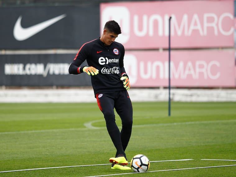 14 de Mayo del 2018/SANTIAGO En el complejo de Juan Pinto duran comenzó el cuarto micro ciclo de entrenamiento al mando de Reinaldo Rueda, donde en su gran mayoria se encontraban los jugadores que provienen del futbol Mexicano. En la imagen Gonzalo Collao .
FOTO: RODRIGO SAENZ/AGENCIAUNO