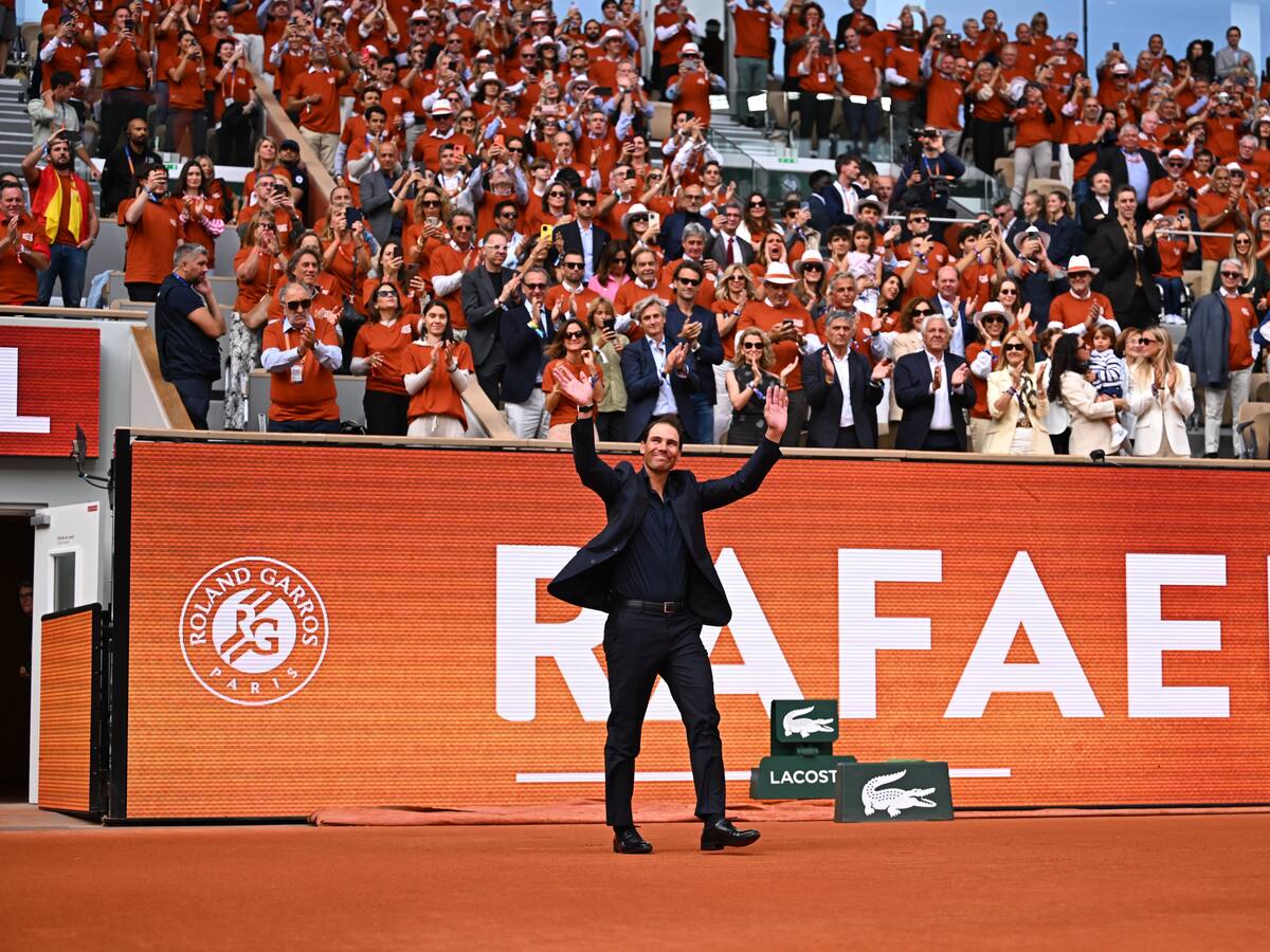Con su hijo y sus “máximos rivales” presentes: el emotivo homenaje a Rafael Nadal en Roland Garros