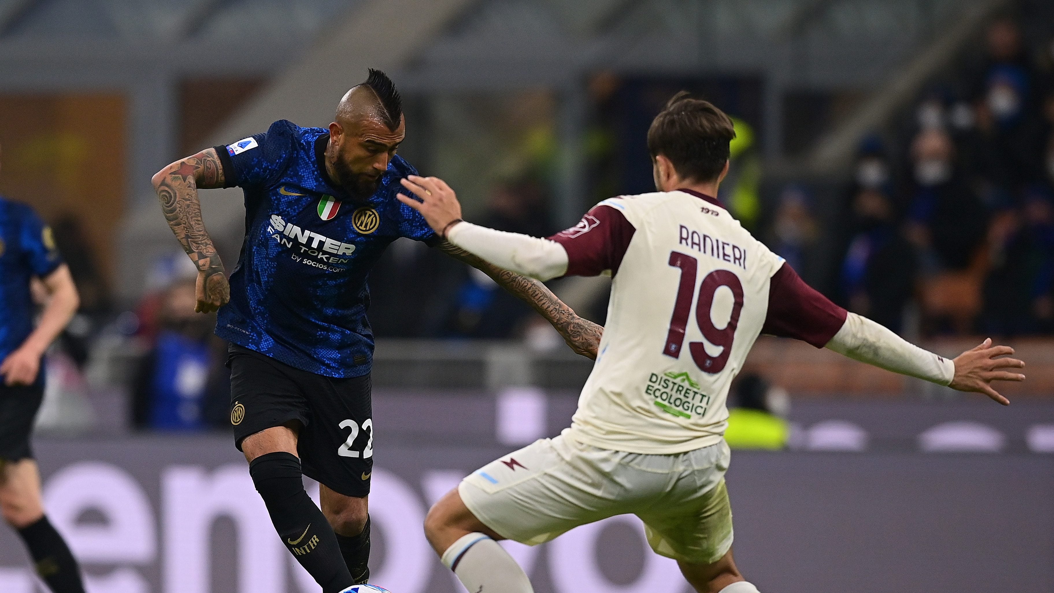 Inter de Milán goleó al Salernitana por la liga italiana