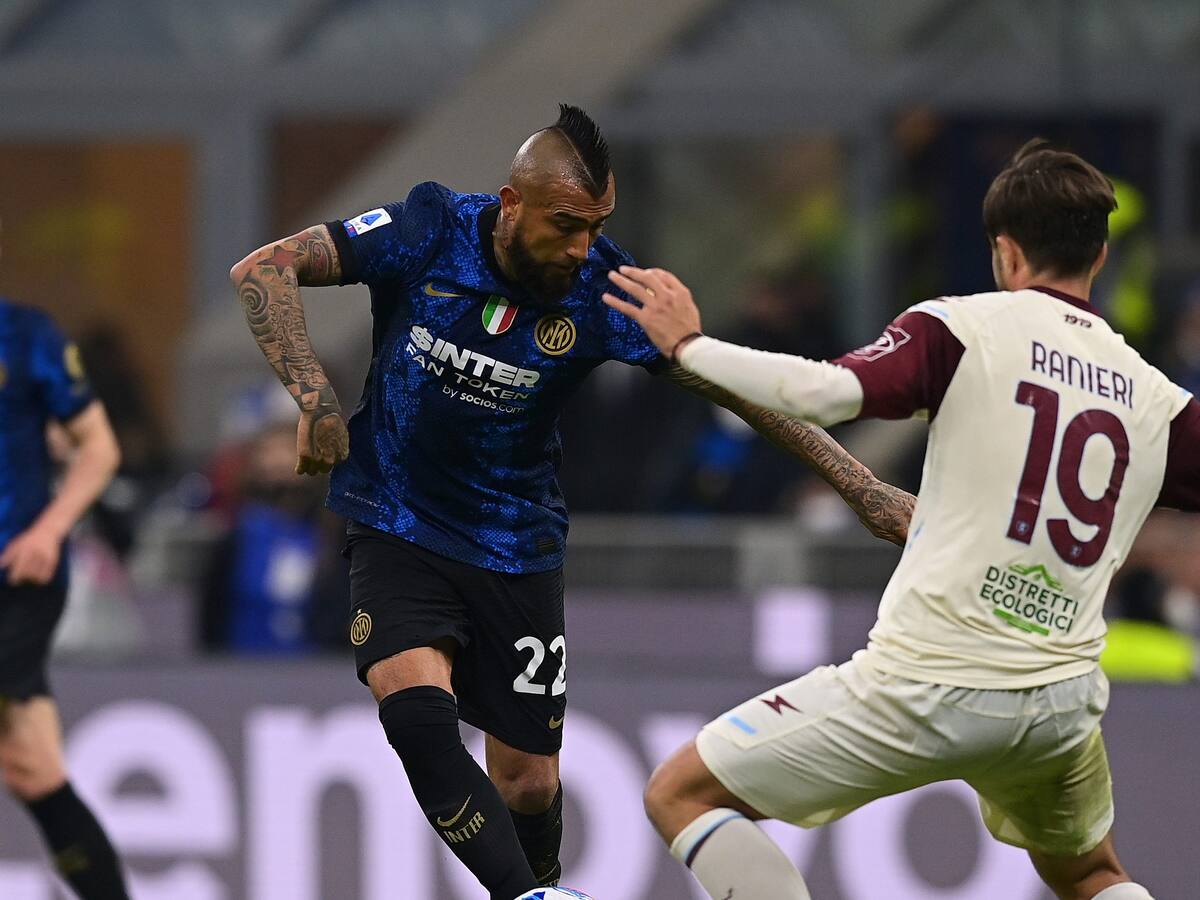 Arturo Vidal sumó minutos en goleada del Inter de Milán ante el Salernitana
