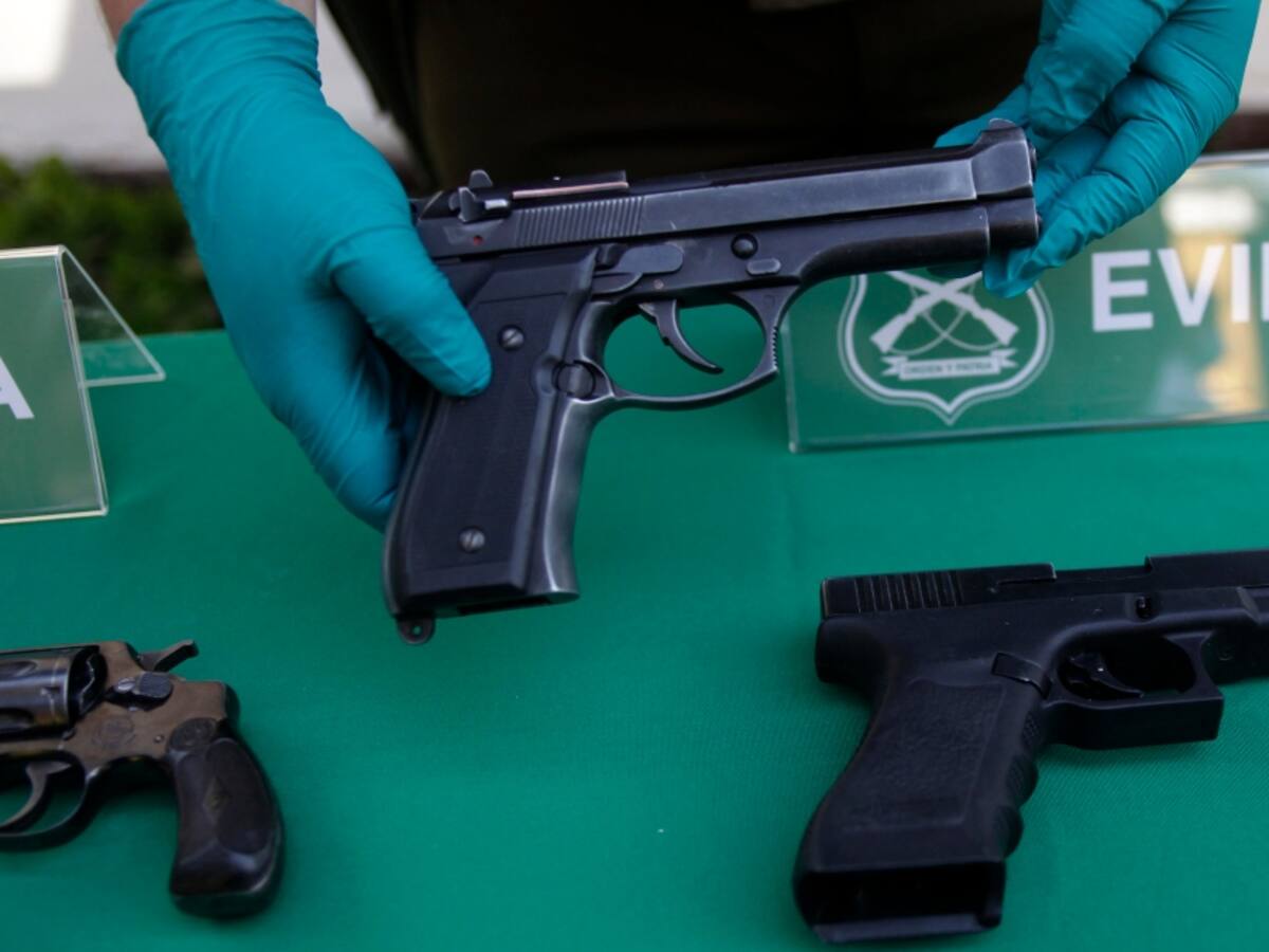 Incautación de armas ascendió un 34,4% en comparación al año 2021