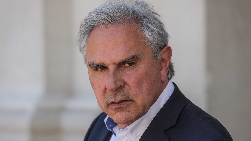 21 de noviembre del 2021/SANTIAGOEl senador Iván Moreira, se retira del Palacio de La Moneda, tras sostener una reunión con el presidente de la República.
FOTO: SEBASTIAN BELTRAN GAETE/AGENCIAUNO