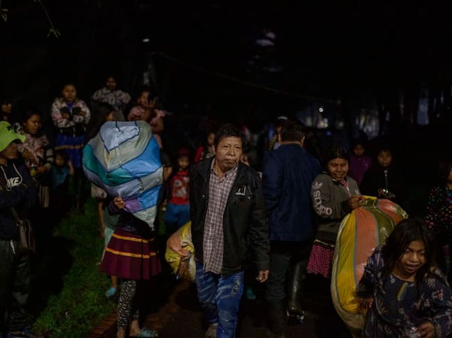 Familias son evacuadas producto de las fuertes lluvias en Colombia