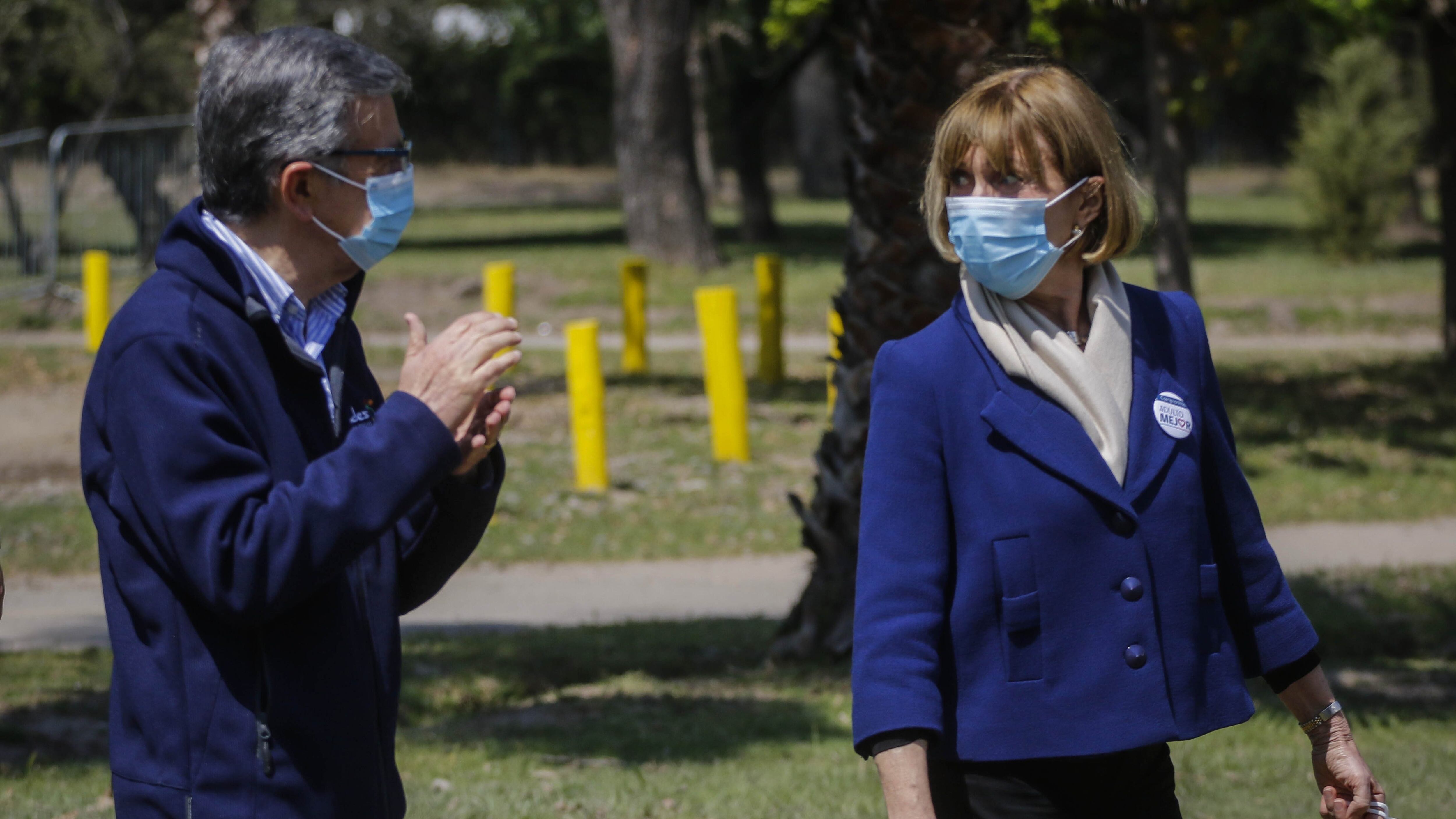 Joaquín Lavín y Evelyn Matthei