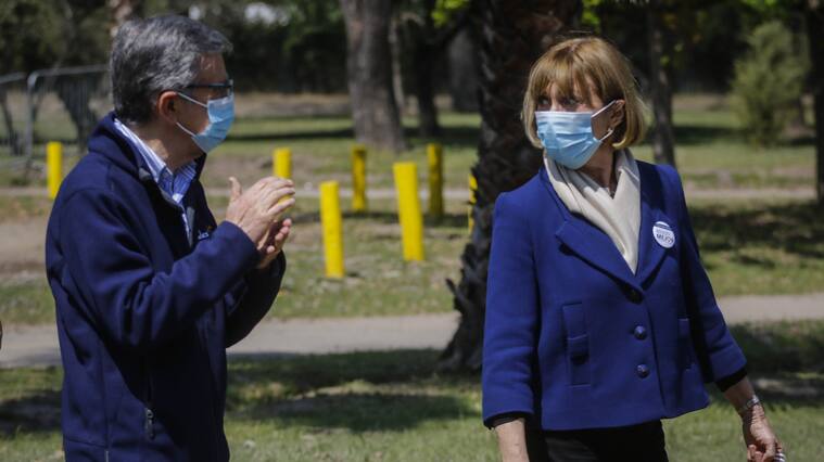 Joaquín Lavín y Evelyn Matthei