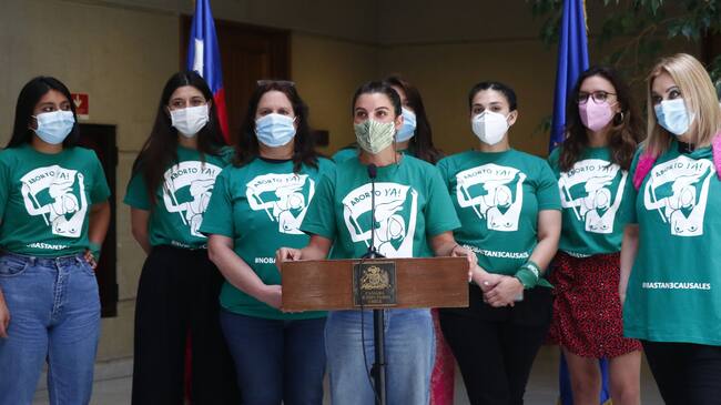 Diputadas a favor del aborto