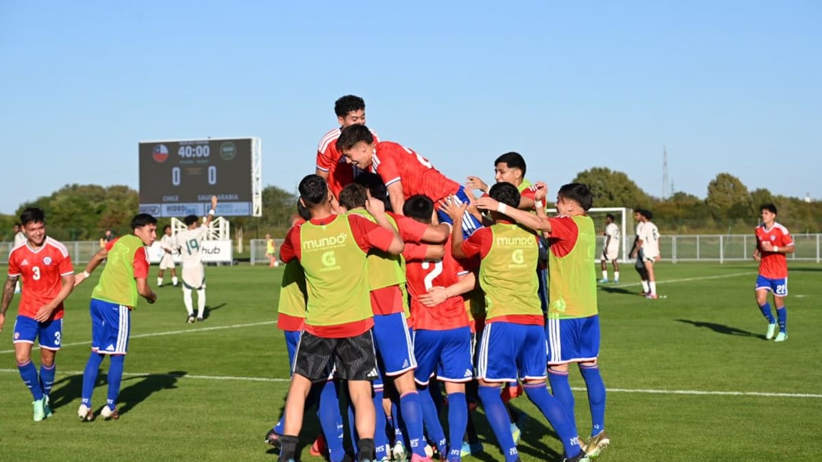 Tras perder con Italia: La Roja se recupera con una goleada sobre Arabia Saudita en su preparación para el Mundial Sub 17