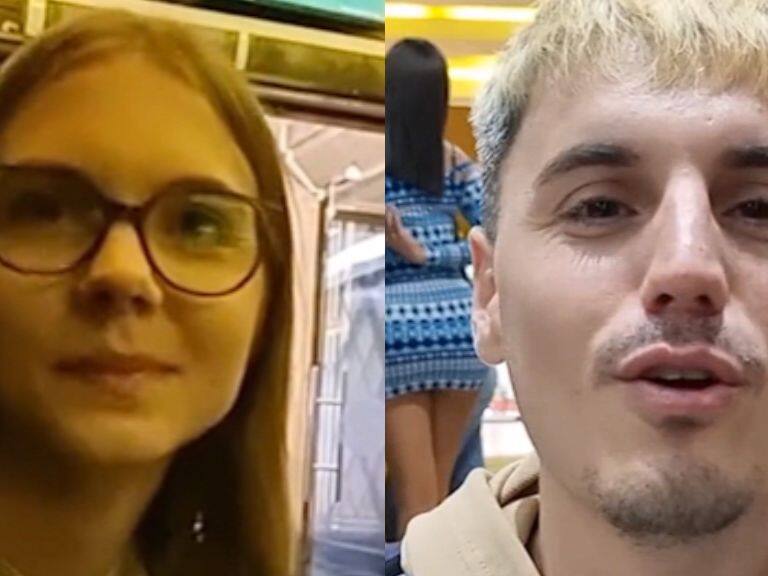 «Pensé que era un pub»: pareja de turistas termina por accidente en un café con piernas en Santiago