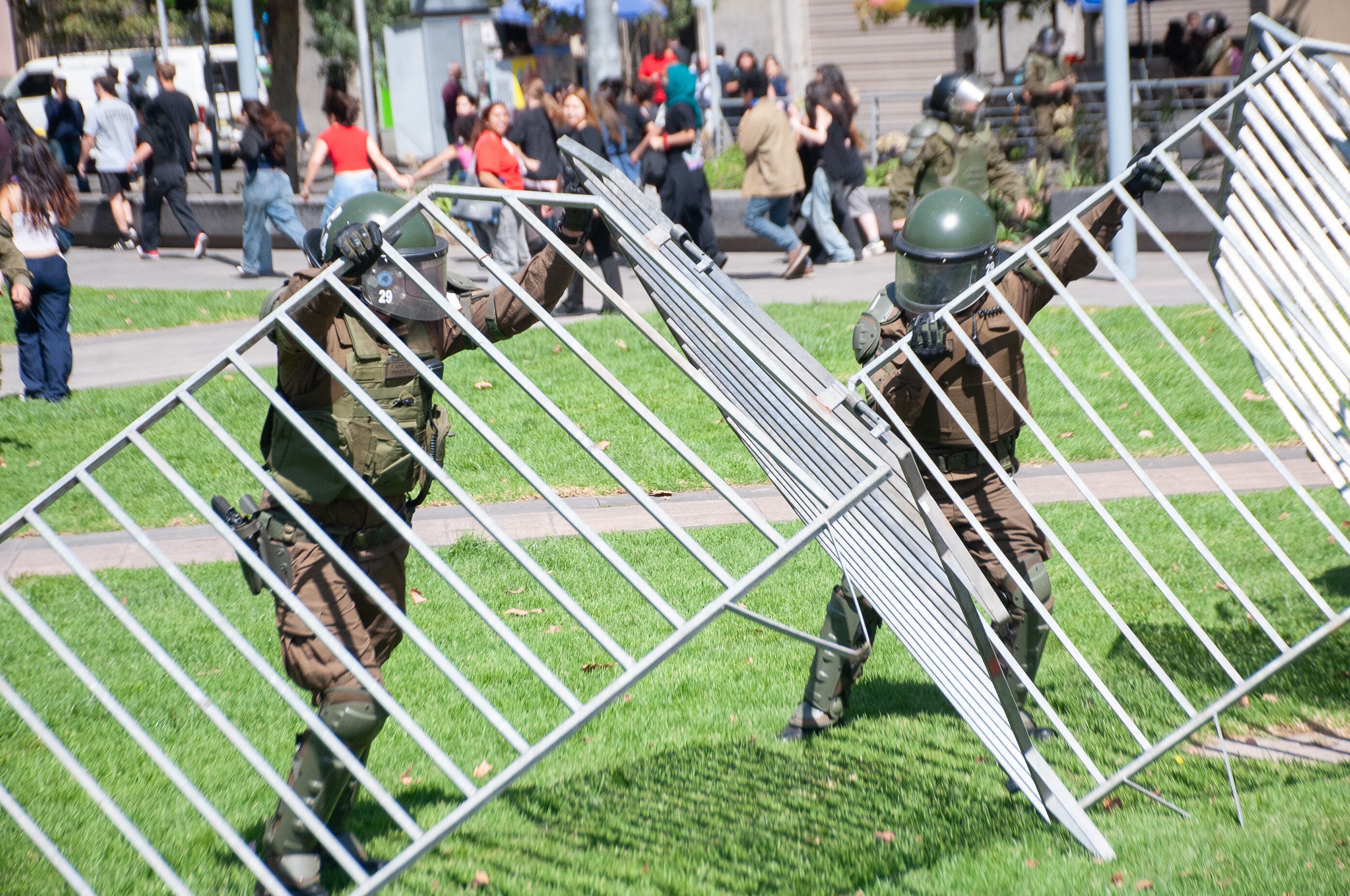 Manifestaciones en Santiago