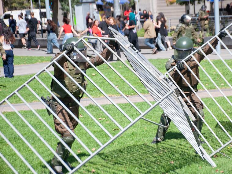 Manifestaciones en Santiago