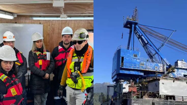 Inician maniobras para recuperar el catamarán hundido en el estuario de Reloncaví que dejó seis trabajadores muertos
