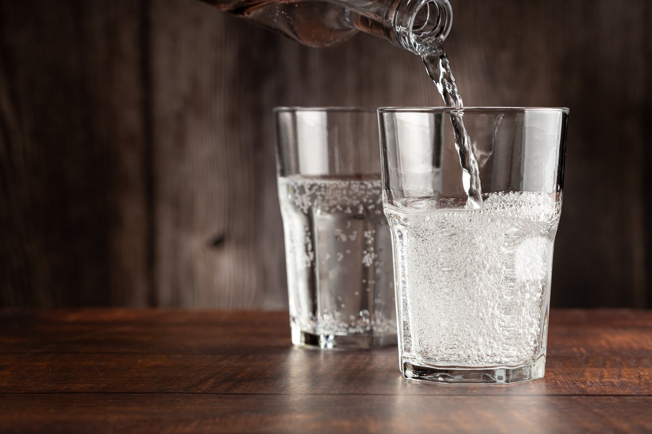 Agua con gas