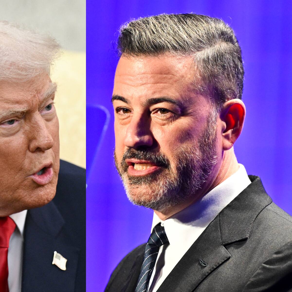 “¡Que saquen a ese inútil del aire!“: Trump estalla contra Jimmy Kimmel en plena polémica por los archivos de Epstein