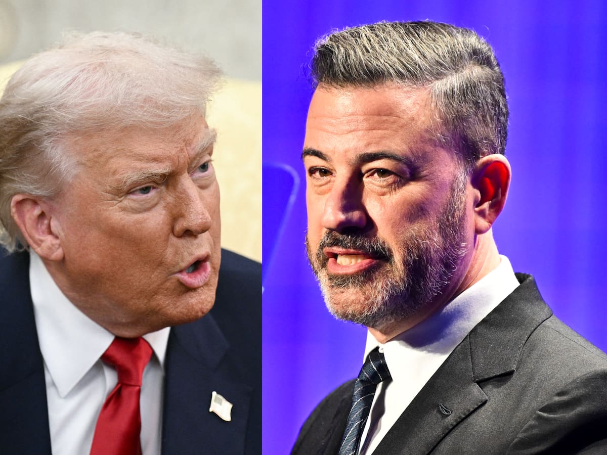 “¡Que saquen a ese inútil del aire!“: Trump estalla contra Jimmy Kimmel en plena polémica por los archivos de Epstein