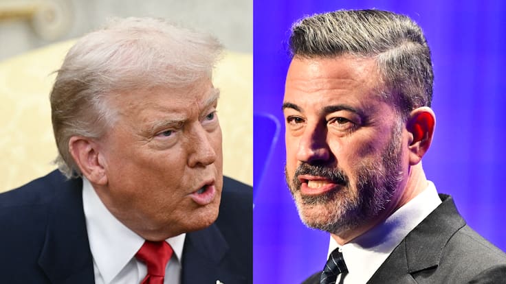 “¡Que saquen a ese inútil del aire!“: Trump estalla contra Jimmy Kimmel en plena polémica por los archivos de Epstein