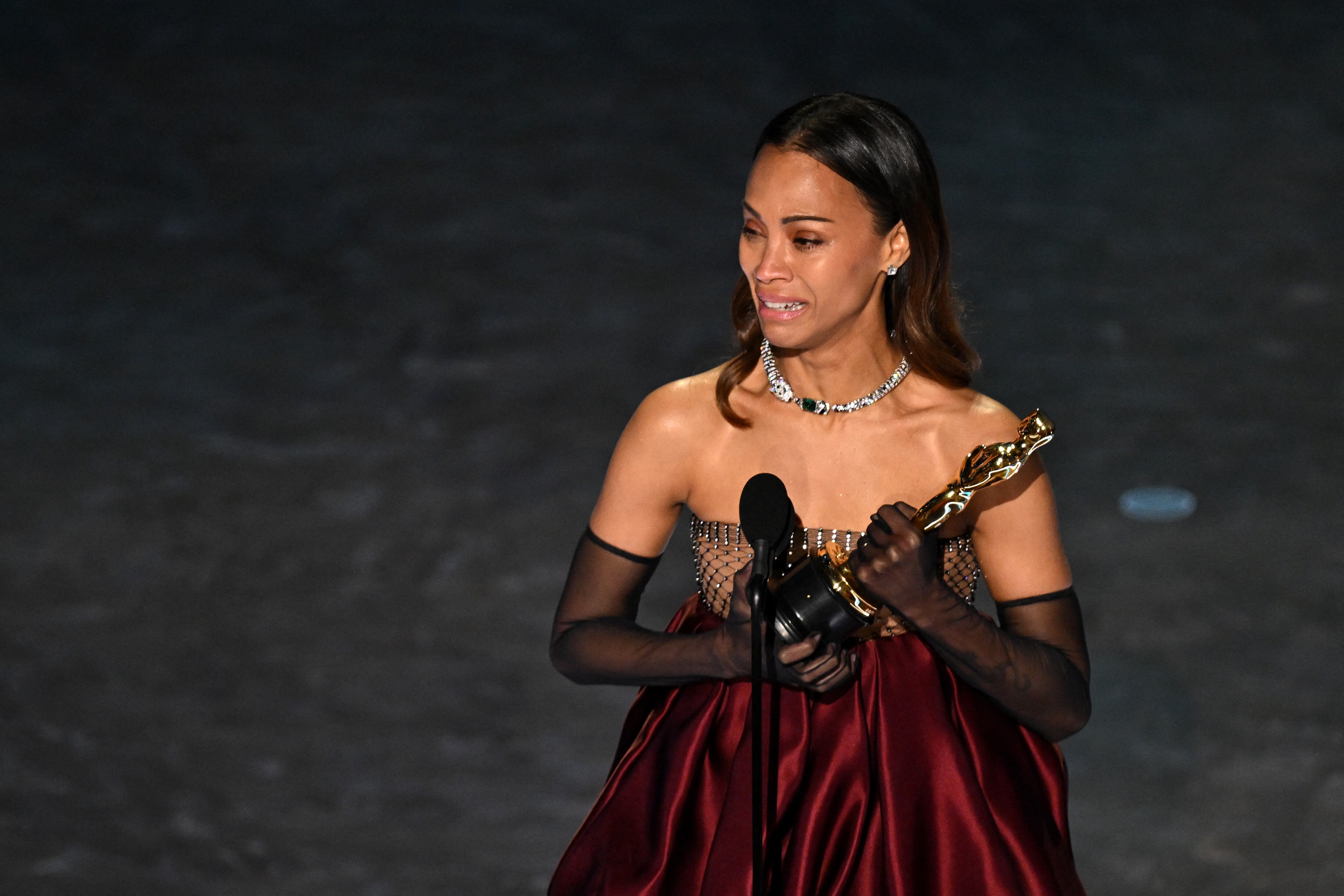 Zoe Saldaña Oscar 2025 / Getty Images